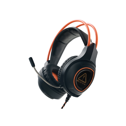 Canyon CND-SGHS7 headphones/headset Wired Head-band Gaming Black, Orange