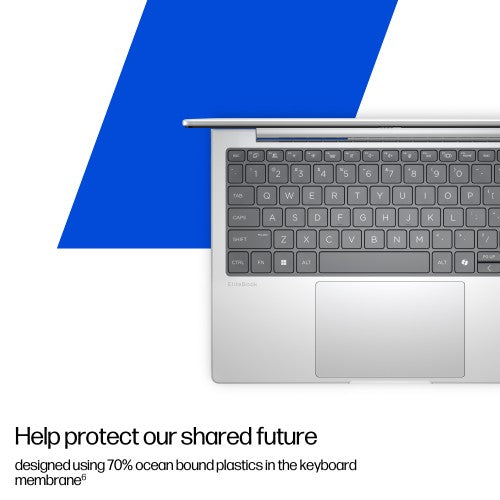 HP EliteBook 8 G1i 16 inch Notebook AI PC Wolf Pro Security Edition Intel Core Ultra 7 255U Laptop 40.6 cm (16") WUXGA 16 GB DDR5-SDRAM 512 GB SSD Wi-Fi 6E (802.11ax) Windows 11 Pro Silver