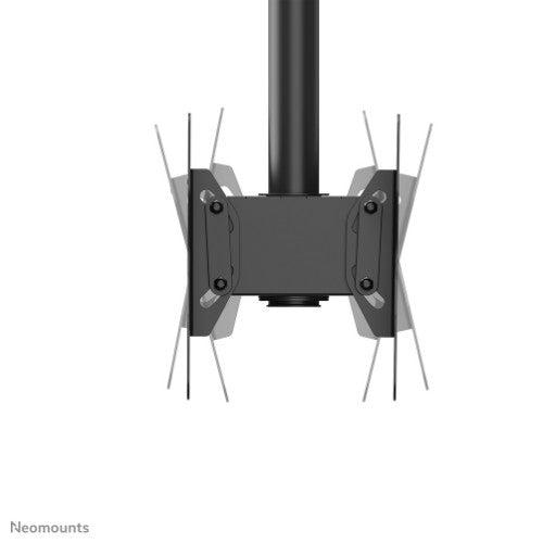 Neomounts CL35-340BL22 Dual monitor/TV mount ceiling 23-43" - h 106-156 cm