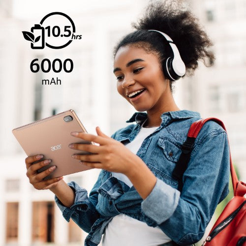 Acer Iconia M10-11 Tablet - Octa-core CPU, 4GB, 64GB, 10.1" WUXGA touchscreen, rose gold