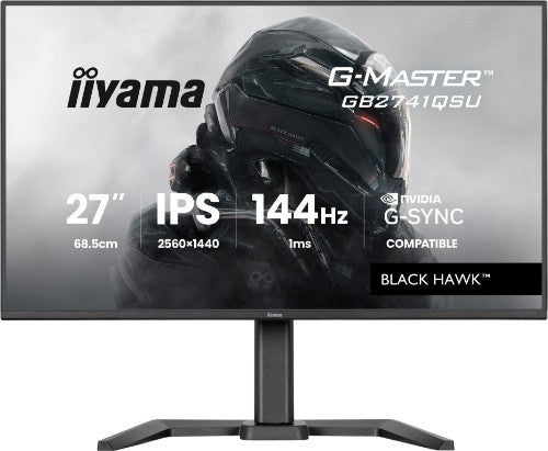 iiyama G-MASTER GB2741QSU-B1 computer monitor 68.6 cm (27") 2560 x 1440 pixels 4K Ultra HD LED Black