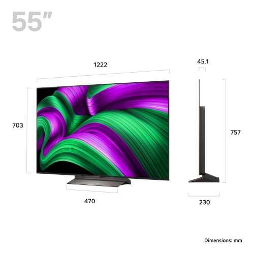 LG OLED55C56LB.AEK TV 139.7 cm (55") 4K Ultra HD Smart TV Wi-Fi Brown