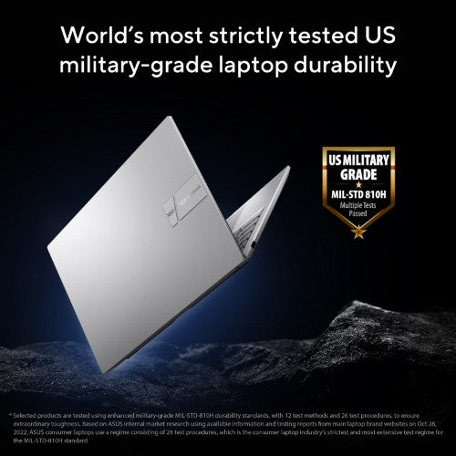 ASUS Vivobook 15 X1504VA-BQ2889W Intel Core 5 120U Laptop 39.6 cm (15.6") Full HD 16 GB DDR4-SDRAM 512 GB SSD Wi-Fi 6 (802.11ax) Windows 11 Home Silver