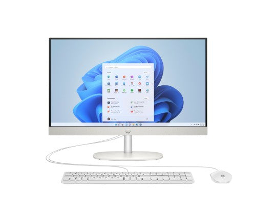 HP 24 -cr0063na PC Intel® Core™ i3 i3-N300 60.5 cm (23.8") 1920 x 1080 pixels All-in-One PC 8 GB DDR4-SDRAM 256 GB SSD Windows 11 Home Wi-Fi 6 (802.11ax) White