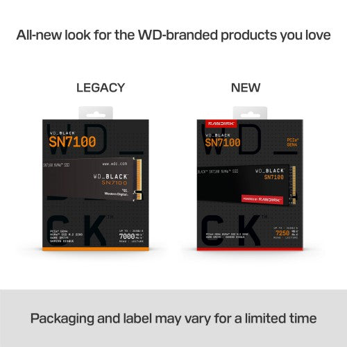Western Digital Black WD_BLACK™ SN7100 NVMe™ SSD POWERED BY SANDISK 2 TB