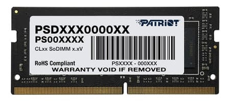 Patriot Memory Signature Line PSD416G320081S memory module 16 GB 1 x 16 GB DDR4 260-pin SO-DIMM