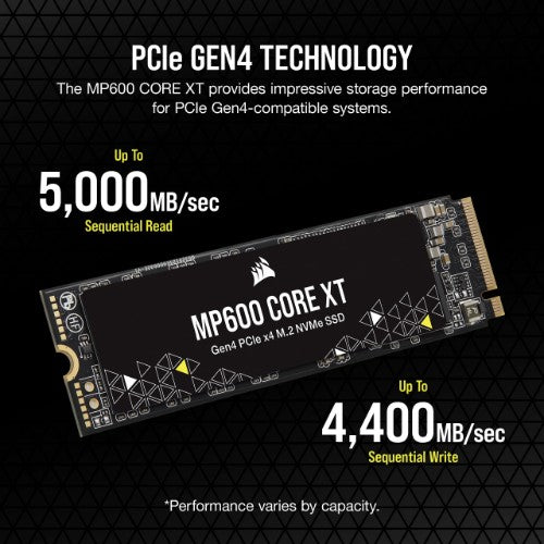 Corsair MP600 CORE XT 2 TB M.2 PCI Express 4.0 NVMe QLC 3D NAND