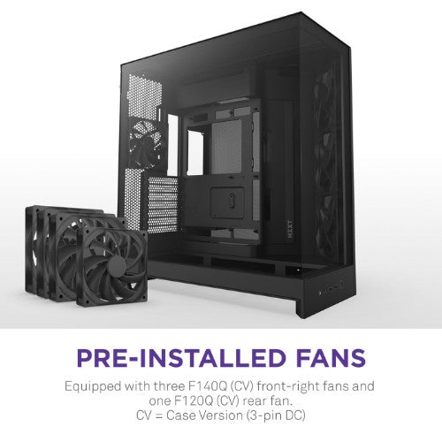 NZXT H9 Flow Midi Tower Black