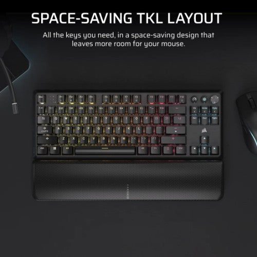 Corsair K70 CORE TKL keyboard Gaming USB + RF Wireless + Bluetooth QWERTY UK English Black