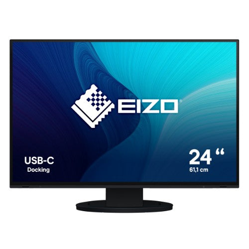 EIZO FlexScan EV2485-BK computer monitor 61.2 cm (24.1") 1920 x 1200 pixels WUXGA LED Black