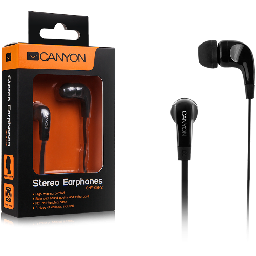 Canyon CNE-CEP2B Headphones In-ear Black