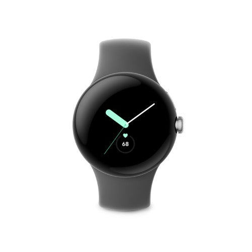 Google Pixel Watch AMOLED 41 mm Digital Silver Wi-Fi GPS (satellite)