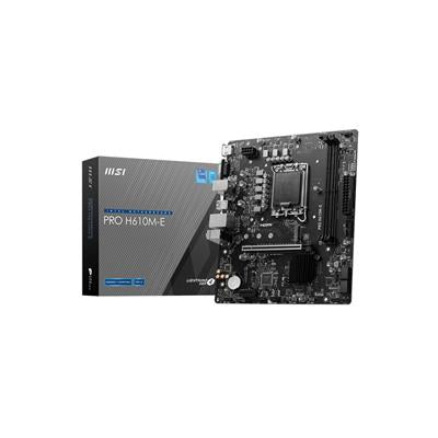 MSI PRO H610M-E motherboard Intel H610 LGA 1700 micro ATX