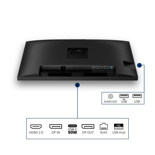 Philips 32B2U3601/00 computer monitor 80 cm (31.5") 2560 x 1440 pixels Quad HD LCD Black