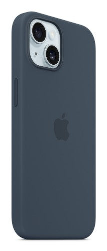 Apple iPhone 15 Silicone Case with MagSafe - Storm Blue
