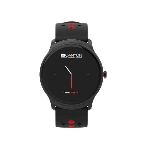 Canyon CNS-SW81BR smartwatch / sport watch 3.3 cm (1.3") IPS 44 mm Digital 240 x 240 pixels Touchscreen Black, Red