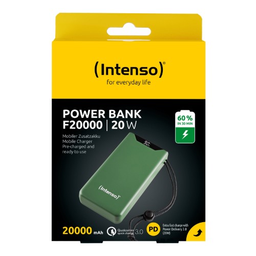 Intenso 7332057 power bank Lithium Polymer (LiPo) 20000 mAh Green