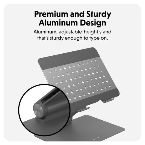 HYPER HS1150GYGL laptop stand Grey 40.6 cm (16")