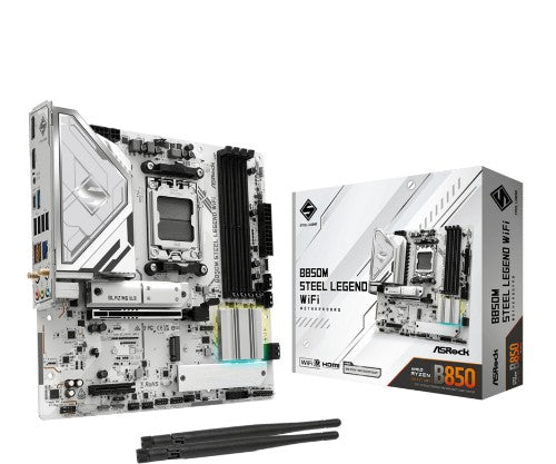 Asrock B850M Steel Legend WiFi AMD B850 Socket AM5 micro ATX