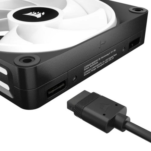 Corsair CUE LINK QX120 RGB Computer case Fan 12 cm Black, White 1 pc(s)