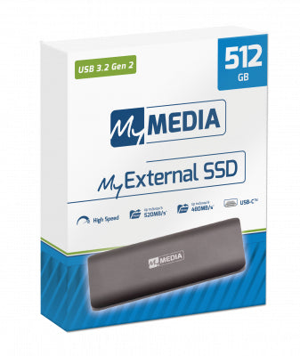 MyMedia MyExternal SSD 512 GB Grey
