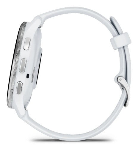 Garmin Venu 3 3.56 cm (1.4") AMOLED 45 mm Digital 454 x 454 pixels Touchscreen Silver, White Wi-Fi GPS (satellite)