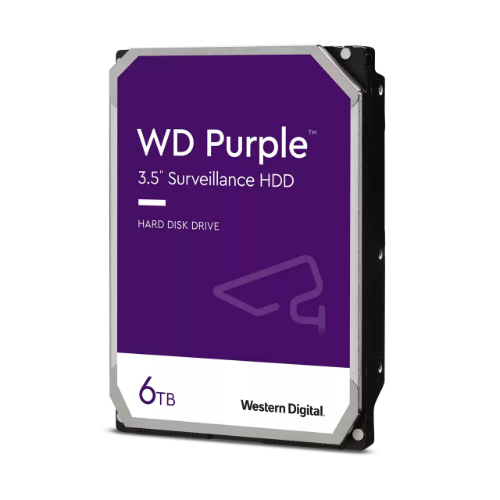 Western Digital Purple Surveillance internal hard drive 6 TB 5700 RPM 128 MB 3.5" Serial ATA