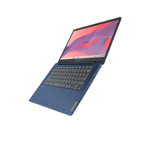 Lenovo IdeaPad IP Slim 3 Chrome 14M868 MediaTek Kompanio 520 Chromebook 35.6 cm (14") Full HD 4 GB LPDDR4x-SDRAM 64 GB eMMC Wi-Fi 6 (802.11ax) ChromeOS UK English Blue