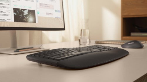 Logitech Signature Comfort Plus Combo MK880 keyboard Mouse included Universal RF Wireless + Bluetooth QWERTZ German Graphite
