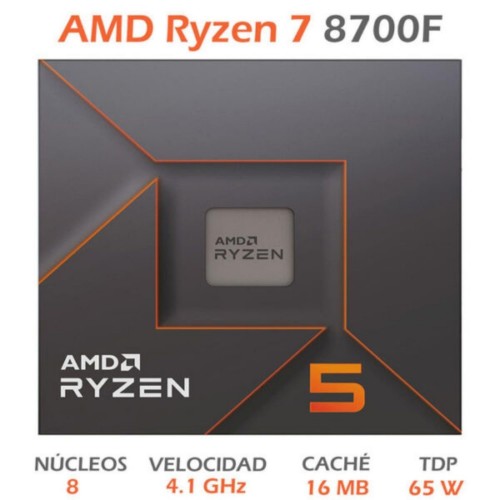AMD Ryzen 7 8700F processor 4.1 GHz 16 MB L3 Box