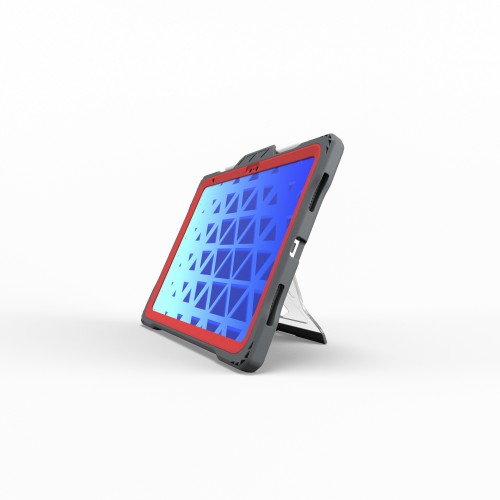 MAXCases Shield Extreme-X2 for iPad 10 & 11th gen (2022) (Red Bezel-Gray Case)
