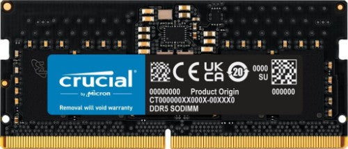 Crucial CT8G56C46S5 memory module 8 GB 1 x 8 GB DDR5 5600 MHz ECC