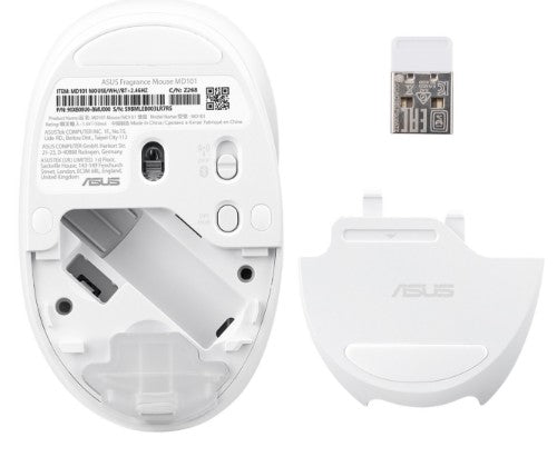 ASUS Fragrance MD101 mouse Home Ambidextrous RF Wireless + Bluetooth Optical 2400 DPI