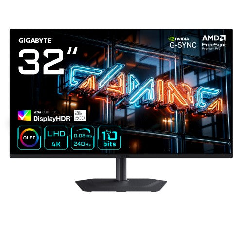 GIGABYTE MO32U24 32" OLED 4K UHD Gaming Monitor