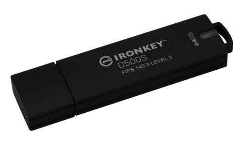 Kingston Technology IronKey 64GB D500S FIPS 140-3 Lvl 3 AES-256