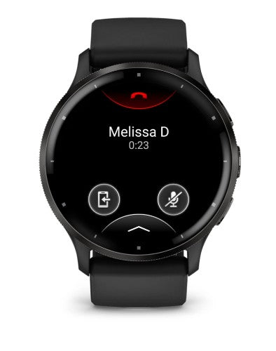 Garmin Venu 3 3.56 cm (1.4") AMOLED 45 mm Digital 454 x 454 pixels Touchscreen Black Wi-Fi GPS (satellite)