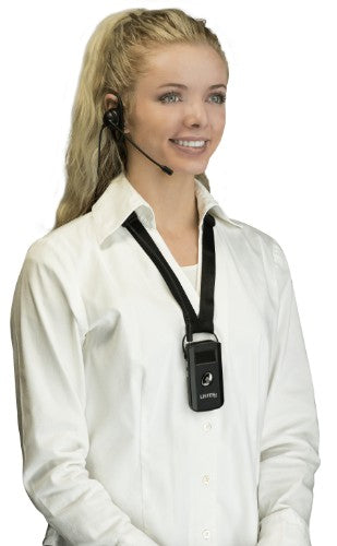 Ampetronic 1 Headset Wired Ear-hook Office/Call center Black