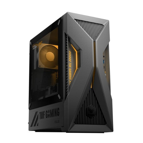 ASUS TUF Gaming T500 T500MV-13420H469W Intel® Core™ i5 i5-13420H 16 GB DDR5-SDRAM 1 TB SSD NVIDIA® GeForce RTX™ 5050 Windows 11 Home Mini Tower PC Black, Grey