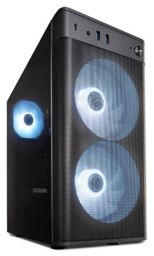 ERAZER RECON P45 MD340057 AMD Ryzen™ 5 5500 32 GB DDR4-SDRAM 1 TB SSD NVIDIA GeForce RTX 5060 Windows 11 Home Desktop PC Black
