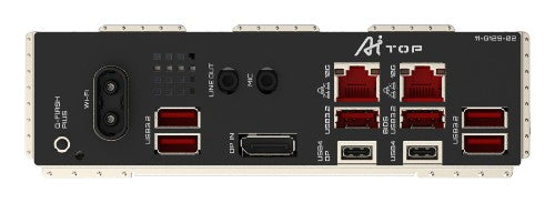 GIGABYTE TRX50 AI TOP-2B Motherboard - AMD Ryzen Threadripper PRO 7000 CPUs, 16+8+4 Phases Digital VRM, up to 5200 MHz DDR5, 4xPCIe 5.0 M.2, Wi-Fi 7, 10 GbE LAN, USB 4