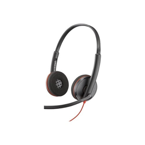 HP Poly Blackwire 3220 Stereo USB-C Headset +USB-C/A Adapter (Bulk)