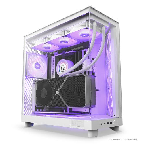 NZXT H6 Flow RGB Midi Tower White