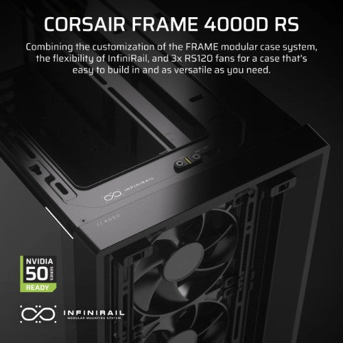 Corsair FRAME 4000D RS Midi Tower Black