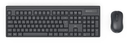 Hama WKM-100 keyboard Mouse included Universal RF Wireless QWERTY UK International Black