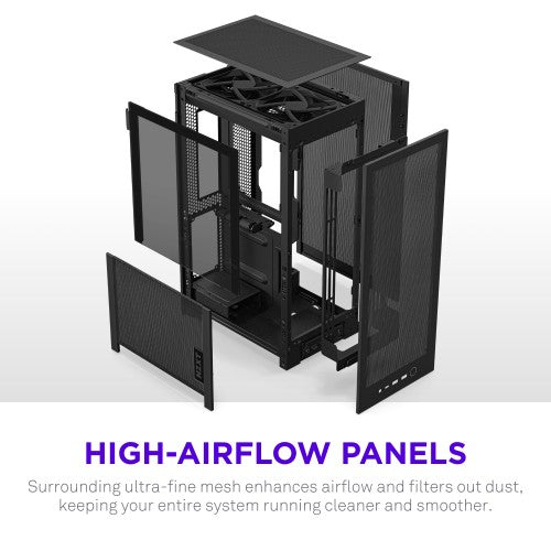 NZXT H2 Flow Small Form Factor (SFF) Black