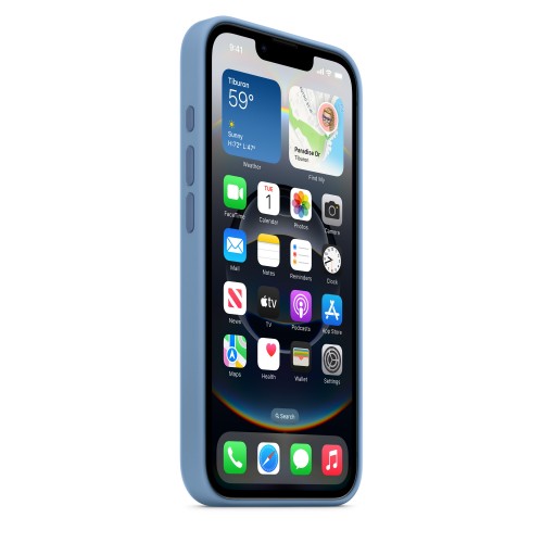 Apple iPhone 16e Silicone Case – Winter Blue