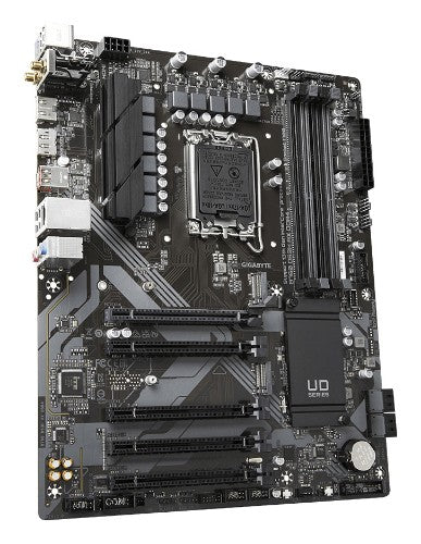 GIGABYTE B760 DS3H AX DDR4 Motherboard - Supports Intel Core 14th CPUs, 8+2+1 Phases Digital VRM, up to 5333MHz DDR4 (OC), 2xPCIe 4.0 M.2, Wi-Fi 6E, GbE LAN, USB 3.2 Gen 2