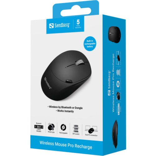 Sandberg Wireless Mouse Pro Recharge