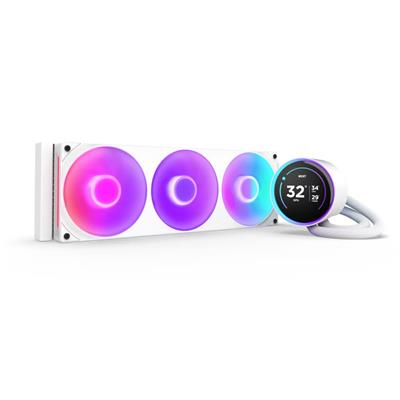 NZXT Kraken Elite 360 RGB Processor All-in-one liquid cooler 12 cm White 1 pc(s)