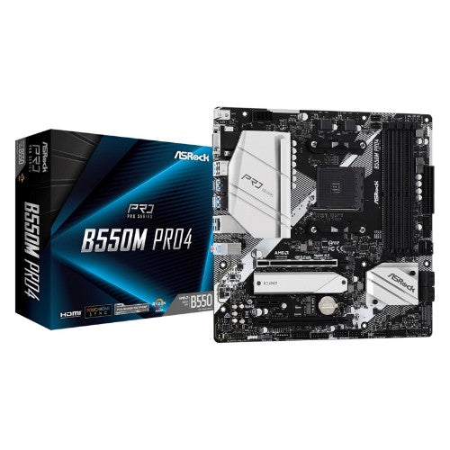 Asrock B550M Pro4 AMD B550 Socket AM4 micro ATX